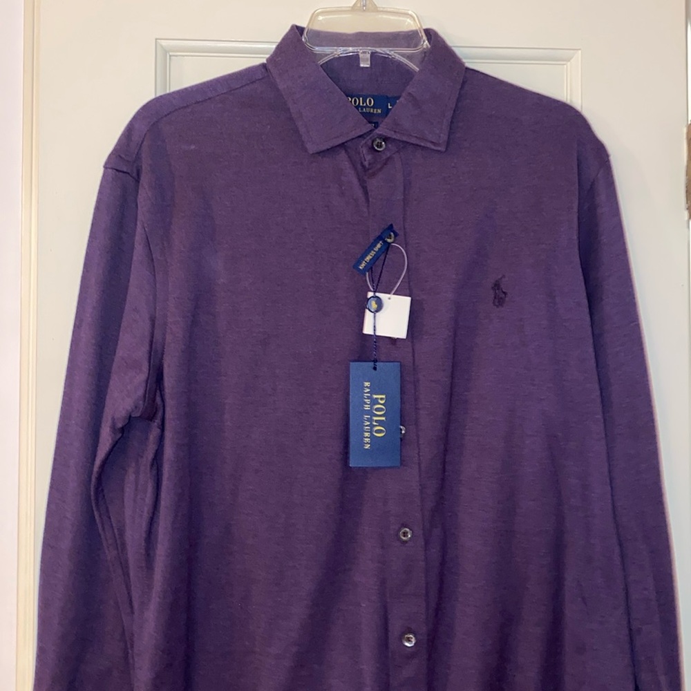 The Knit Dress Shirt Polo Ralph Lauren